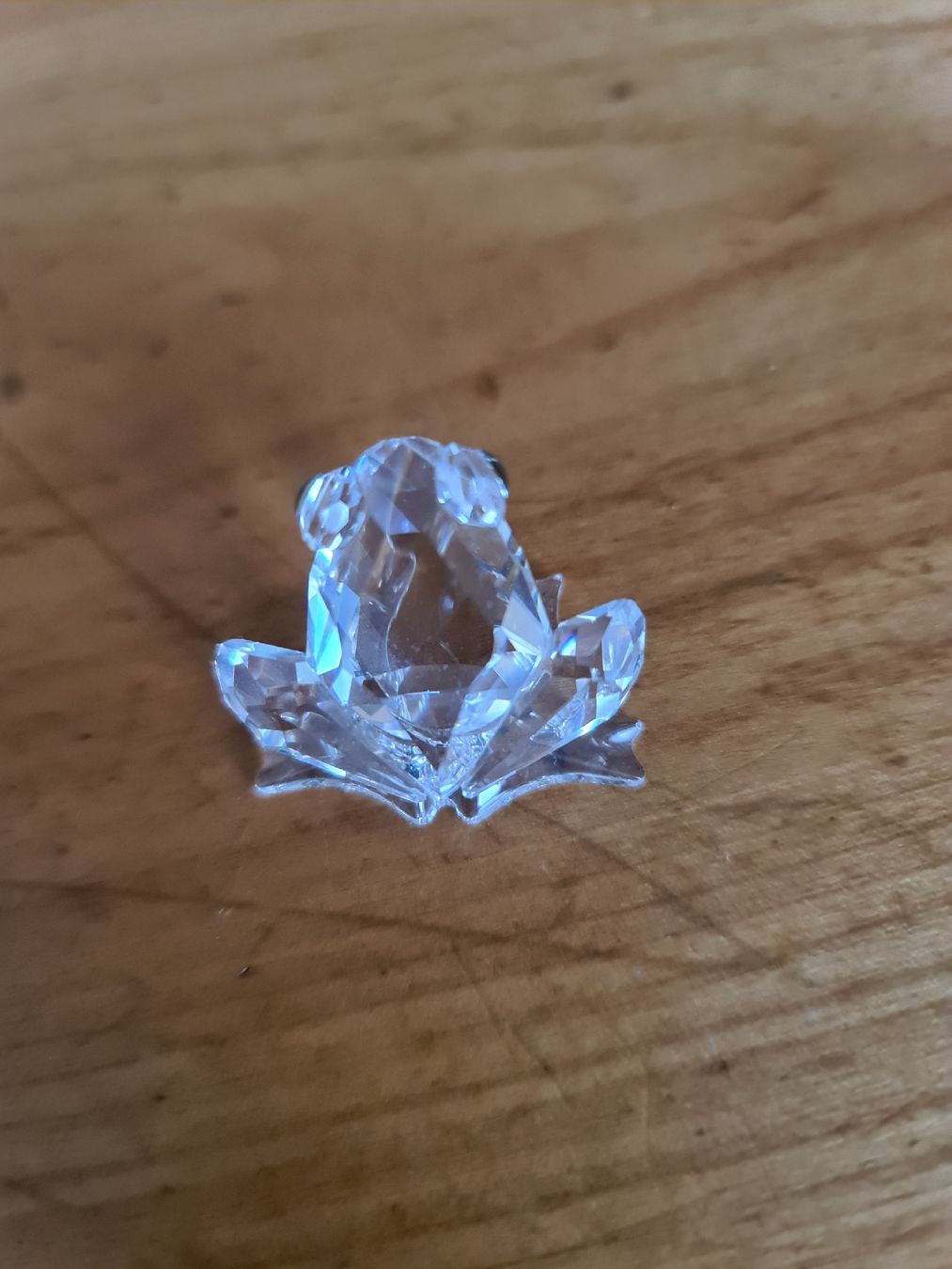 Swarovski Statuette: Swarovski Figur Frosch  – Usato da henau venduto da Rockj 1