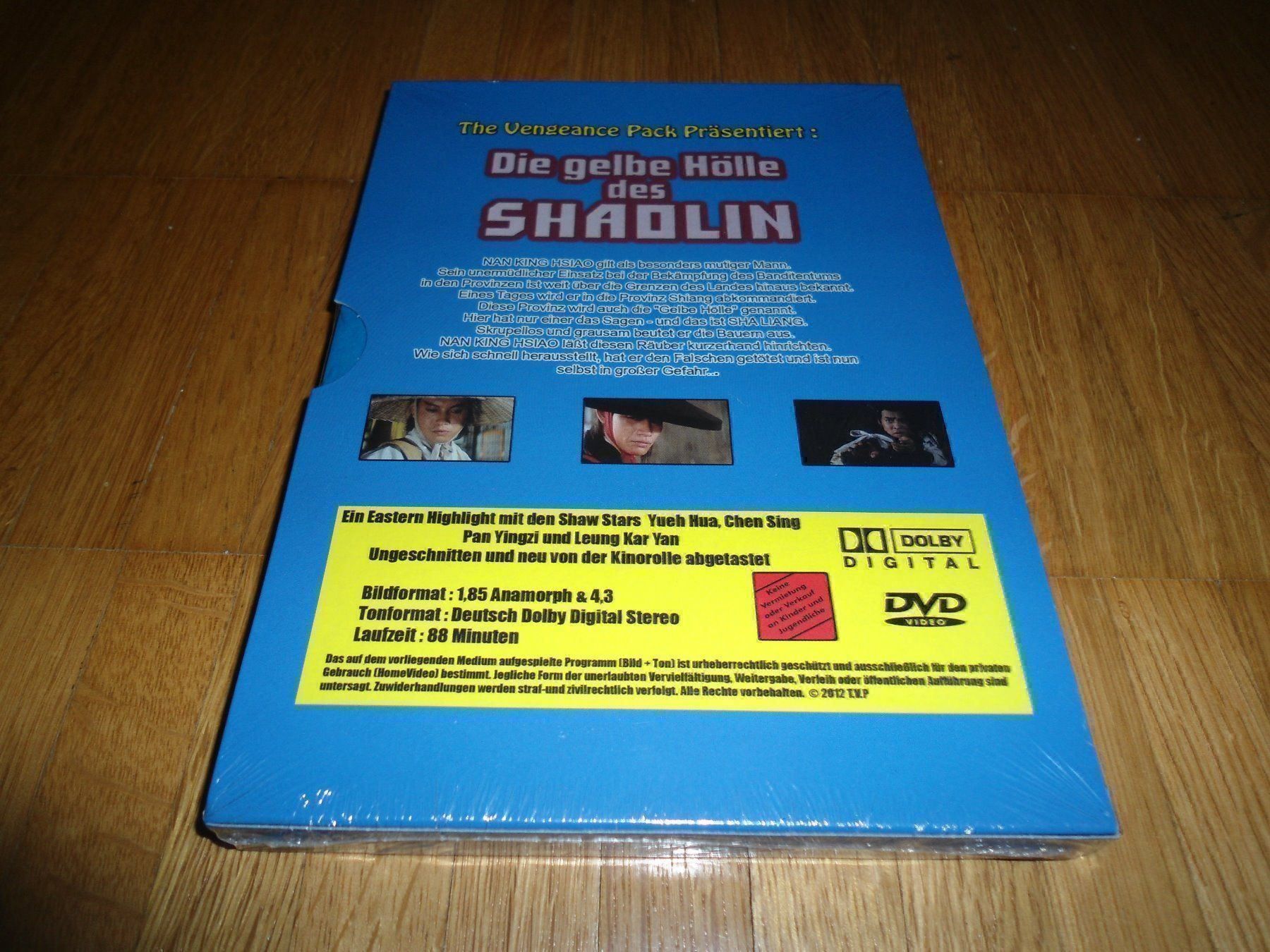 Tutti i DVDs: Die gelbe Hölle des Shaolin - UNCUT – Nuovo e nell'imballaggio originale da Basel venduto da havsok 1