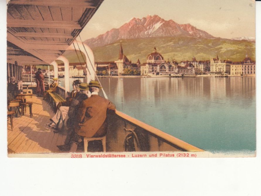 Cartoline postali: Luzern 1910 – Usato da Bürglen TG venduto da StampGraf