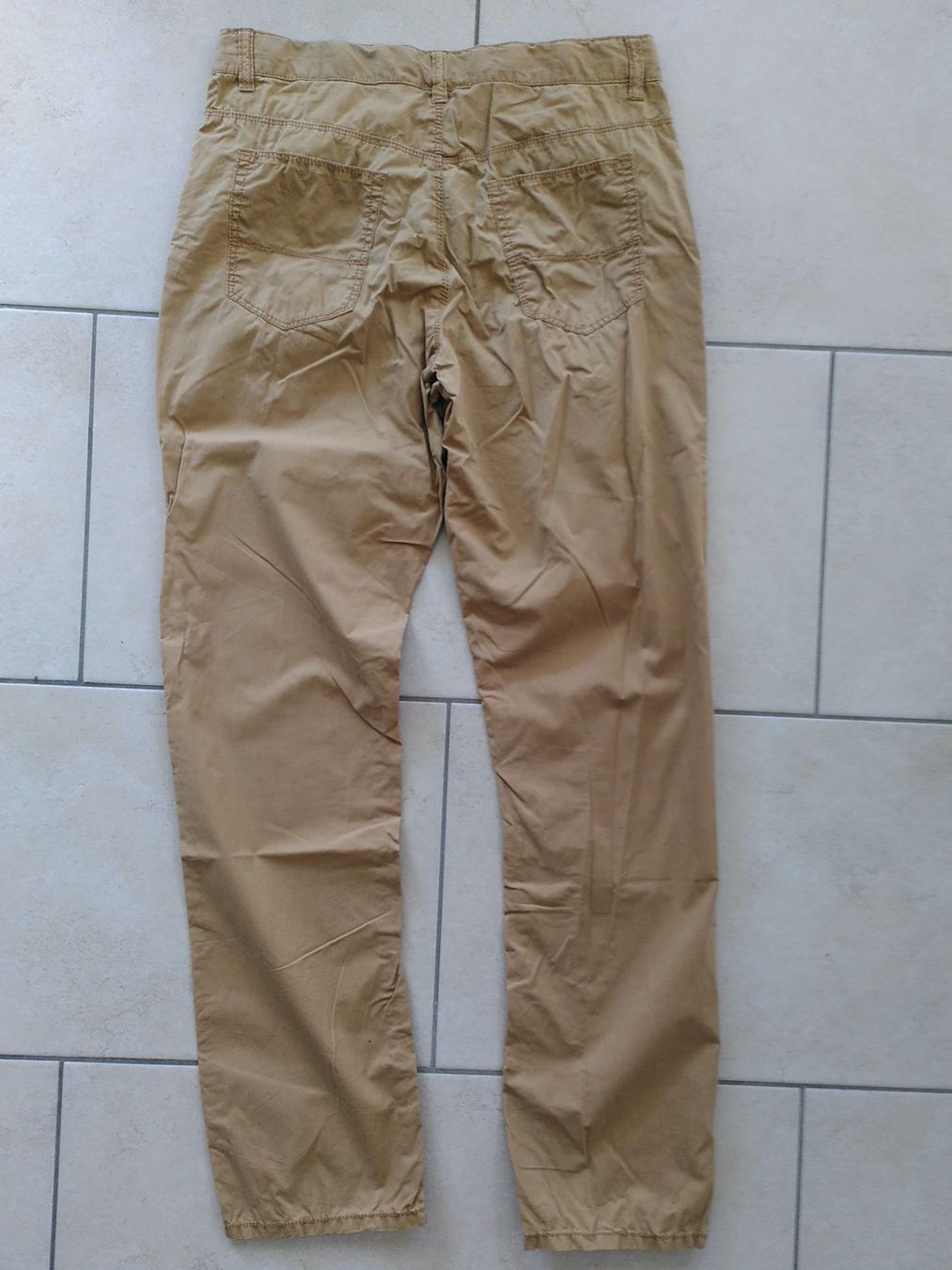 Pantaloni: Braune/Caramel, dünne Sommerhose Gr.164 – Usato da Brugg AG venduto da olamim 1