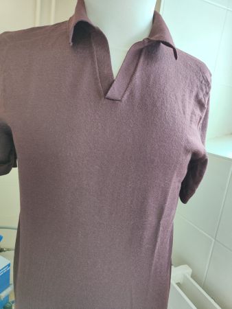 herren Polo Pulli Kurzarm 100% Wolle