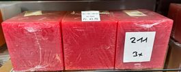 211 Posten Würfel Kerze/n 140 x 140 x 140 aus Liquidation