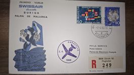Swissair Zürich - Palma de Mallorca 02.04.1966