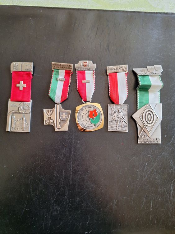 Medaillen: Medaille schiessen 1989 – Gebraucht aus Genolier von Antoine30