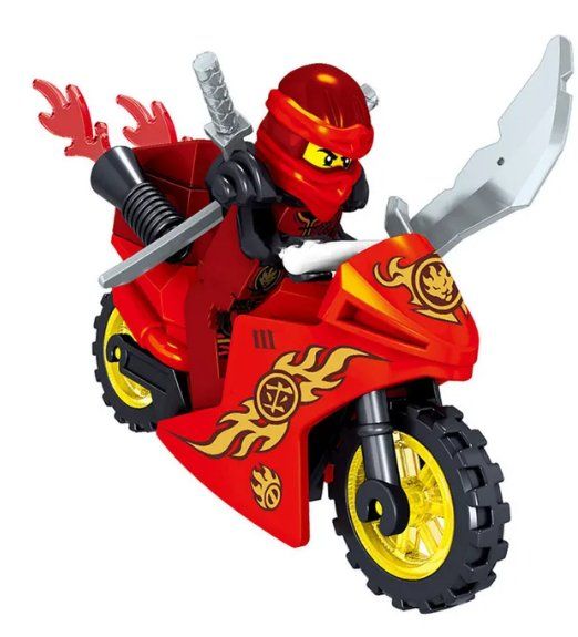 Kit di costruzioni: 1 Figur + Motorrad - Bausteine - Ninjago – Nuovo e nell'imballaggio originale da Oensingen venduto da CSCollectors