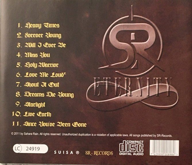 CD: Sahara Rain - Eternity – Usato da Grüningen venduto da azulverde 1