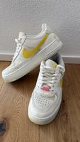 Nike Air Force 1 Shadow Sneaker weiss gelb 