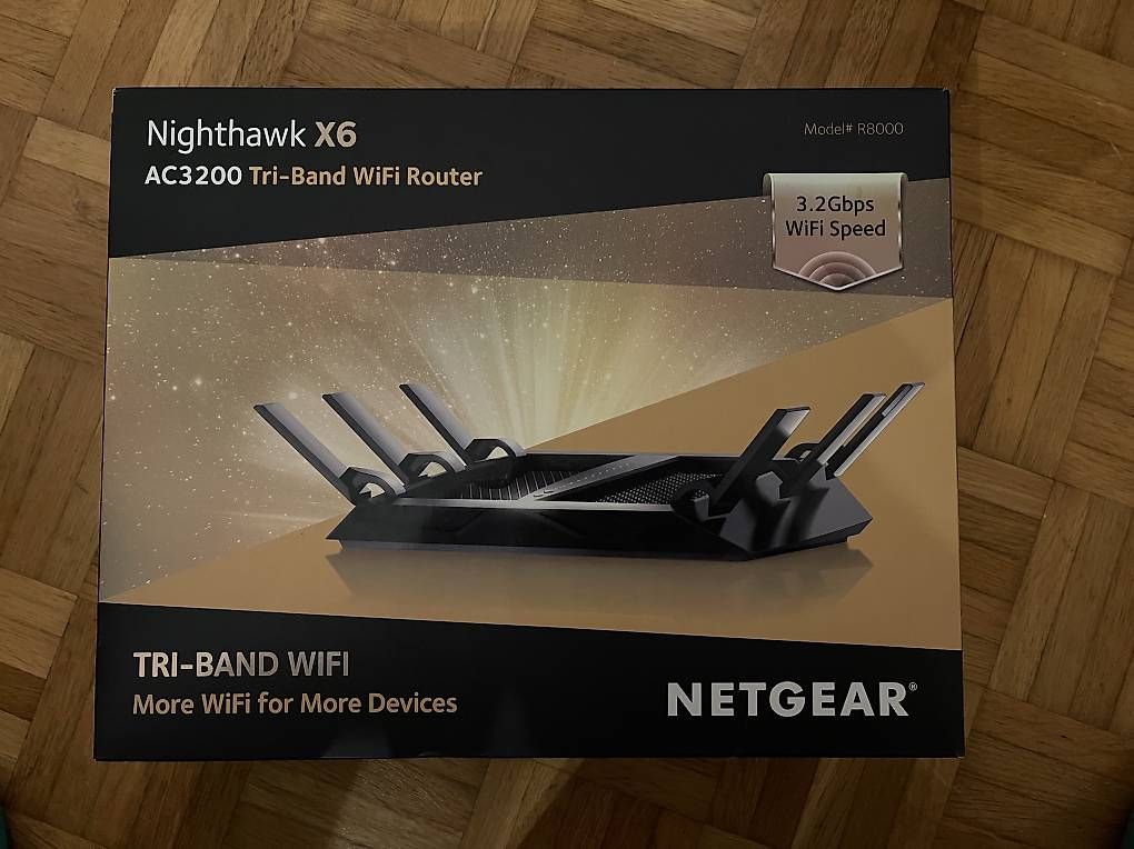 Netgear Modem & Router: Netgear Nighthawk X6 R8000 – Usato da Maschwanden venduto da Ddorf