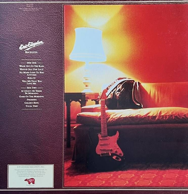 Vinyles: ERIC CLAPTON - BACKLESS – D'occasion à Horw par Belowzero0 1
