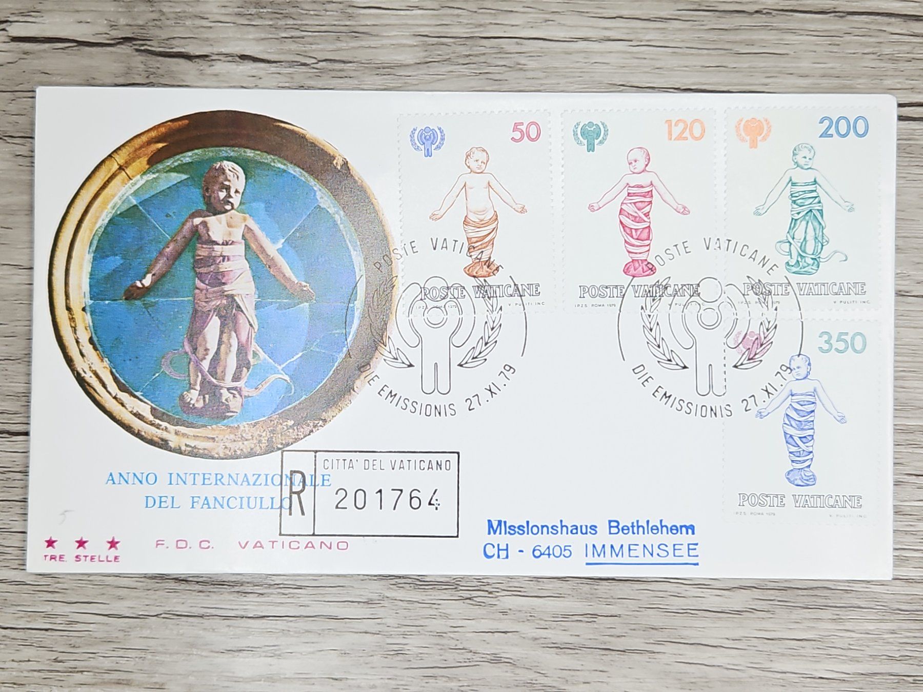 Tutti i francobolli: CL05 Enveloppe + Timbre Poste Vaticane 1979 – Usato da Cousset venduto da Patrick_Collections