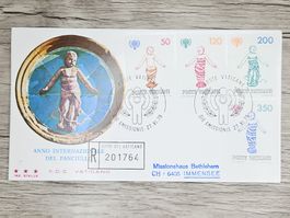 CL05 Enveloppe + Timbre Poste Vaticane 1979