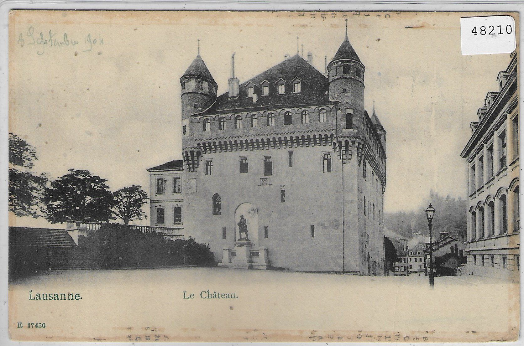 Cartoline postali: Lausanne - Le Chateau – Difettoso da Ettingen venduto da Kartenplanet