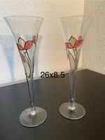 2 edle, hohe Sektgläser von Deru Design 🥂🍾
