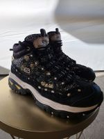 Skechers Donna Stivali Glitter Nero Oro Taglia 38 EUR