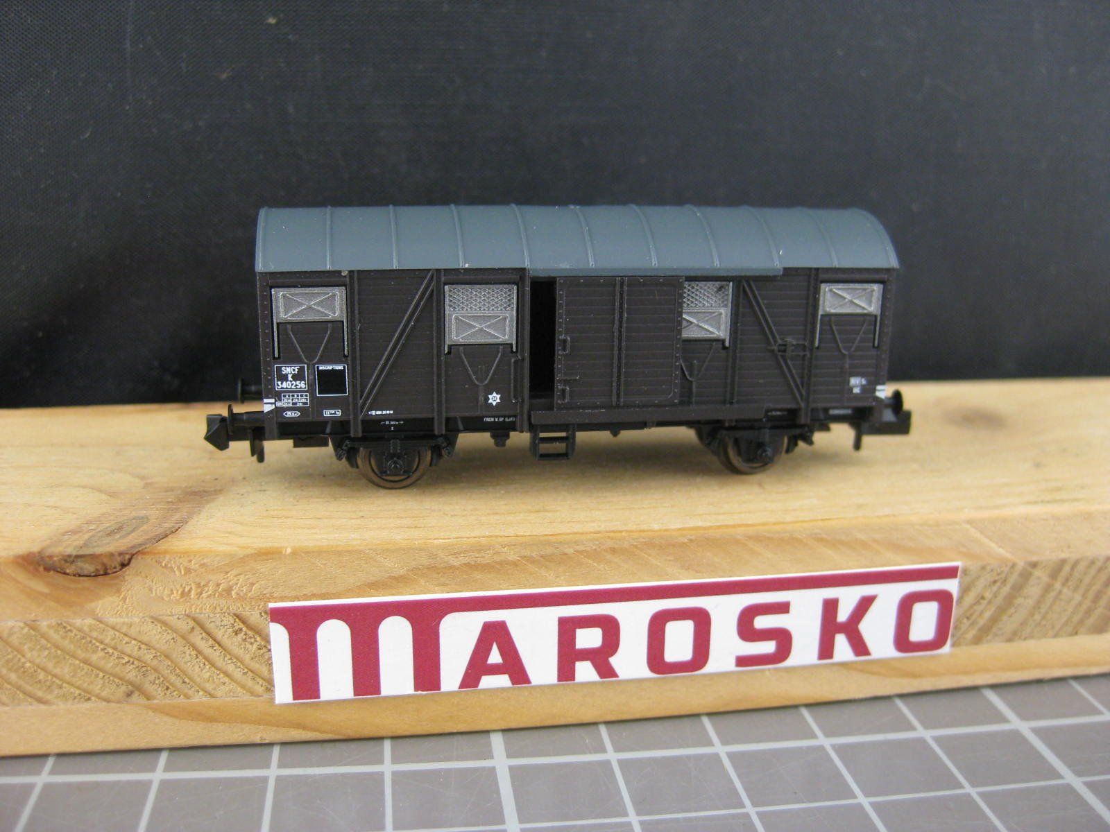 Fleischmann Modellini di ferrovie: Fleischmann SNCF Gs Güterwagen, mit OVP, mit KK, . – Usato da Malters venduto da Marosko
