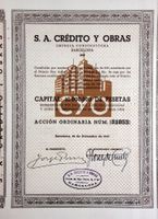 SA Credito y Obras, Barcelona - 1947