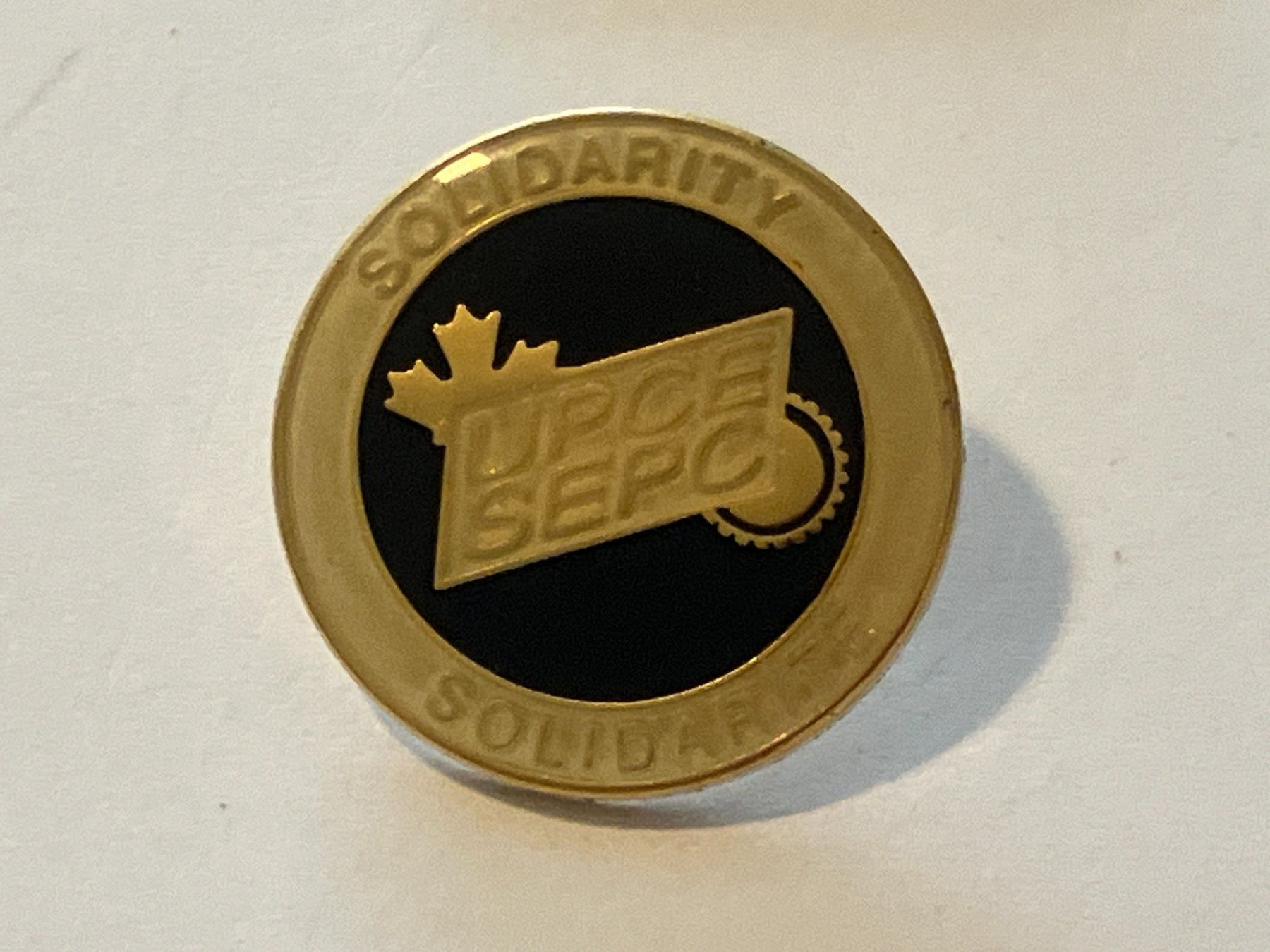 Placchette & Badge: 1 Pin Solidarity UPCE SEPC – Usato da Basel venduto da djwwpp
