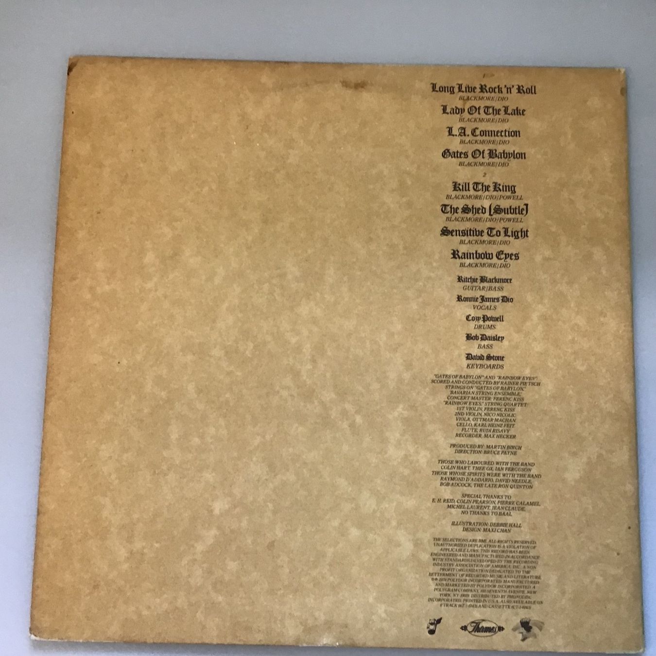 Dischi in vinile: RAINBOW Long Live Rock `N`Roll – Usato da Amriswil venduto da Austinn 1