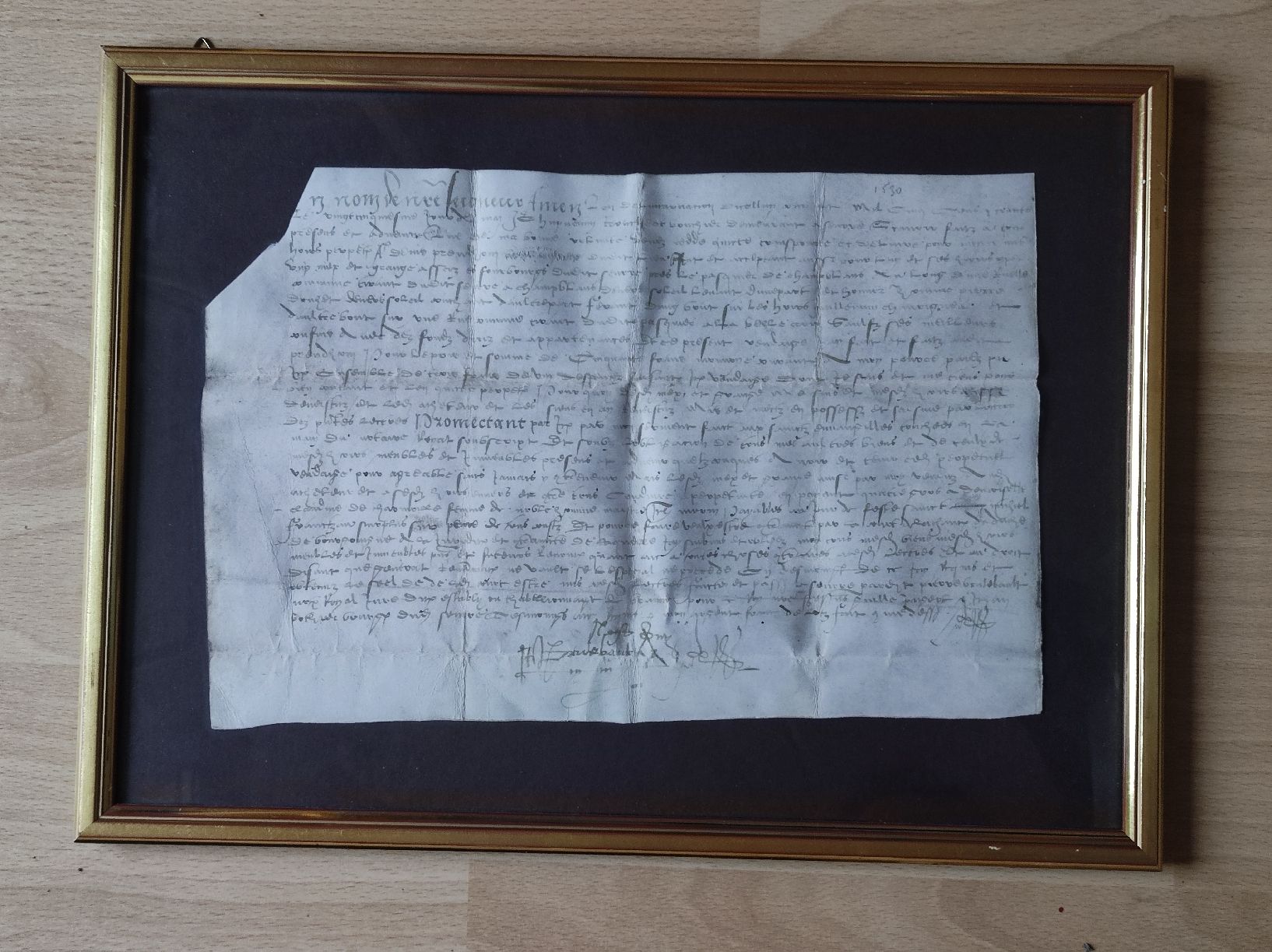 Dokumente: MANUSKRIPTE - 1530 – Gebraucht aus Goldach von Gaip