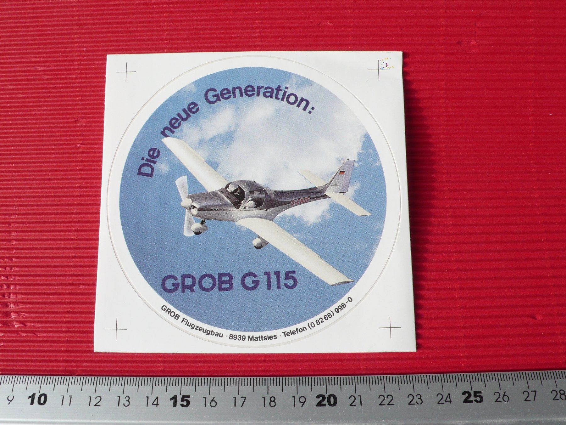 Sticker: Flugzeug Aukleber – Usato da Küssnacht venduto da uhuschuhu