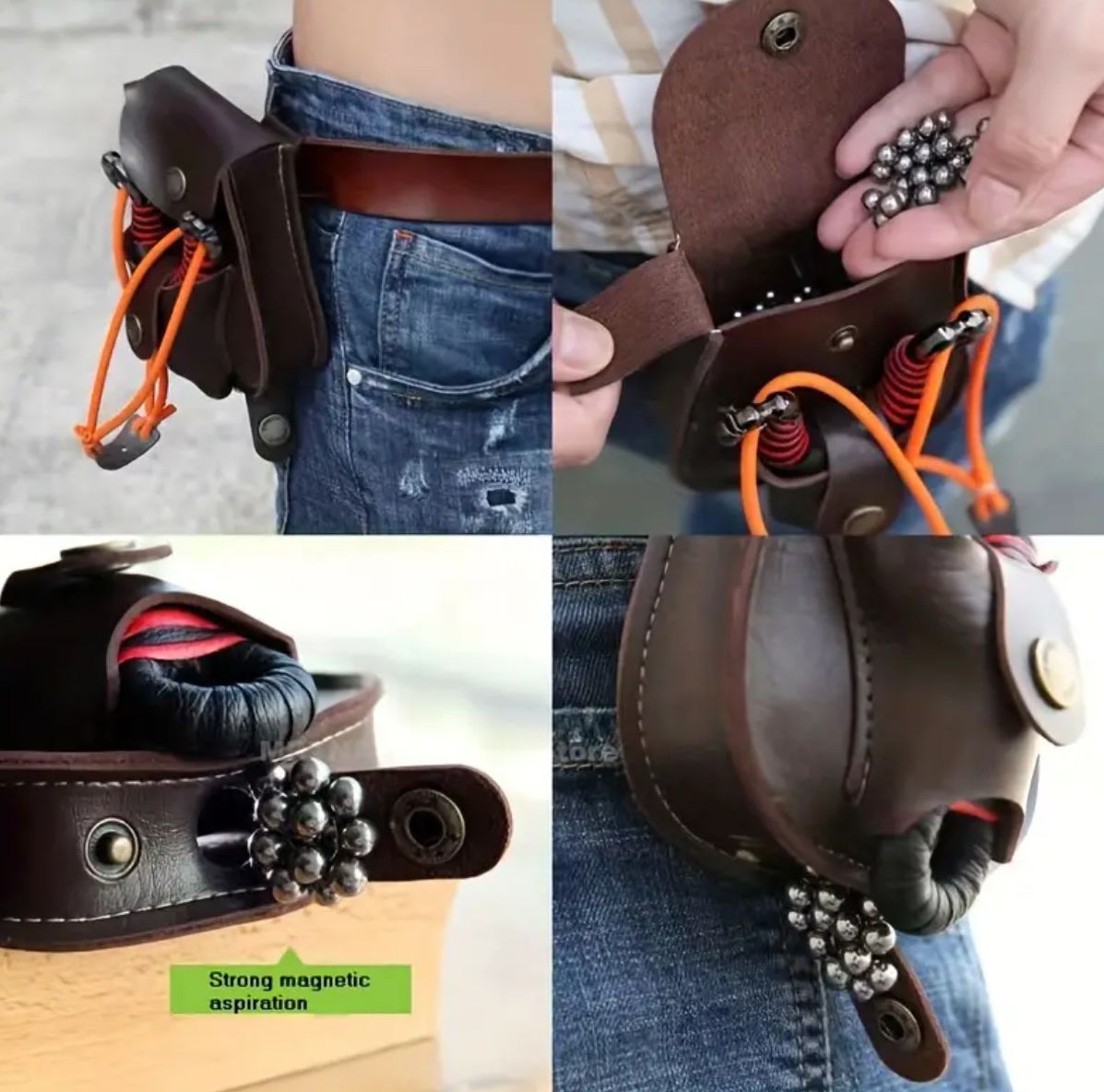 Tiro a segno: Steinschleuder Tasche – Nuovo e nell'imballaggio originale da Rorschach venduto da lobosch1 1