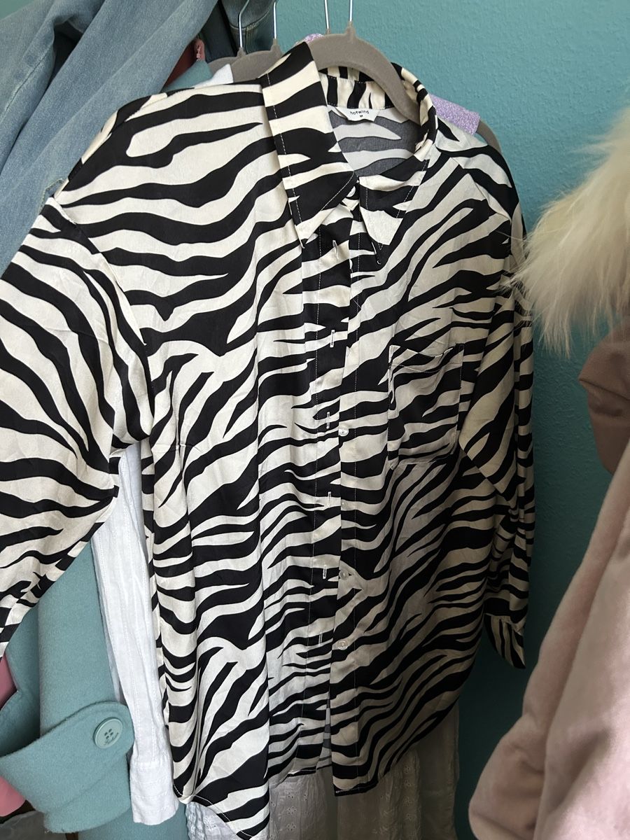 Camicette: Zebra Print Shirt – Nuovo (secondo la descrizione) da Zürich venduto da Mmmico 3
