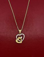 18 Karat Halskette mit Herzanhänger