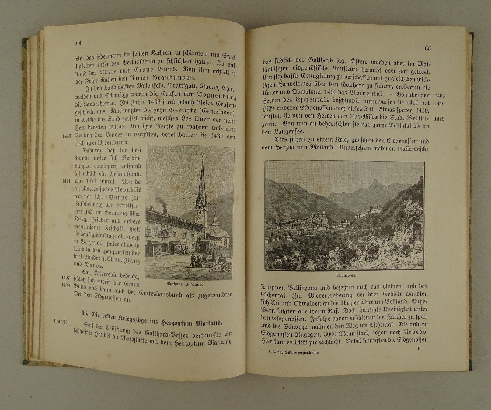 Libri: ILLUSTRIERTE SCHWEIZERGESCHICHTE, 1917, HOLZSTICHE – Usato da Grüningen venduto da Kartensammler 4