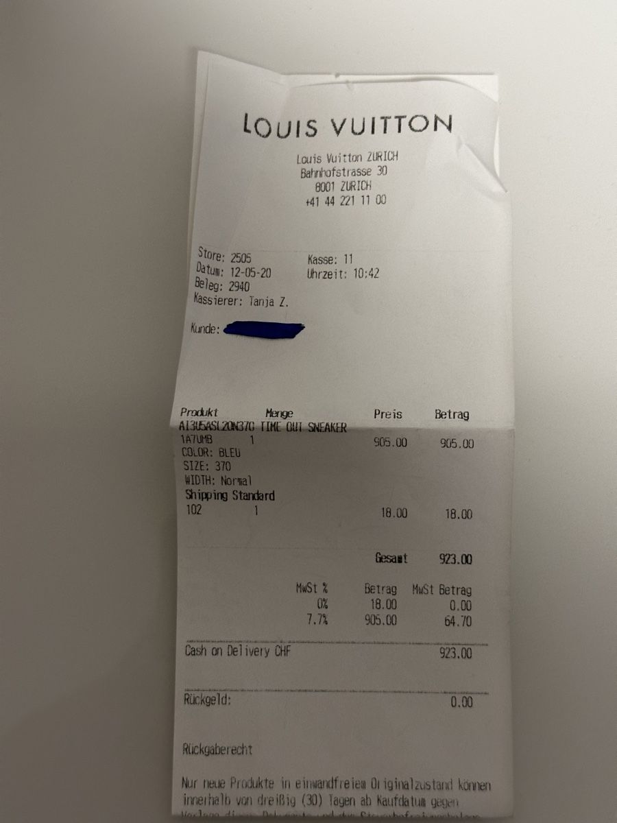 Louis Vuitton Damenschuhe: Louis Vuitton Sneaker 37 ZURICH  – Gebraucht aus Luzern von Swiss-Garage 8