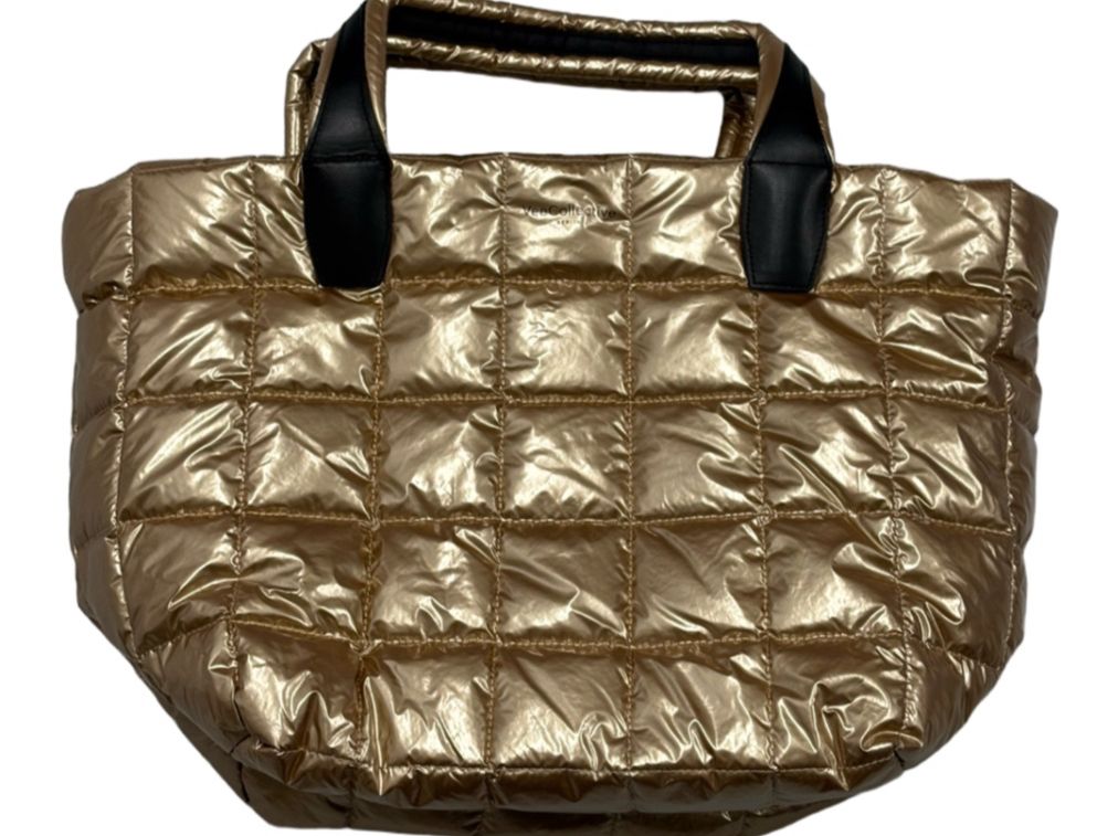 Borse da donna: Vee Collective Shopper gold schwarz Medium Tasche gesteppt – Nuovo (secondo la descrizione) da Regensdorf venduto da secondchancefashion 4