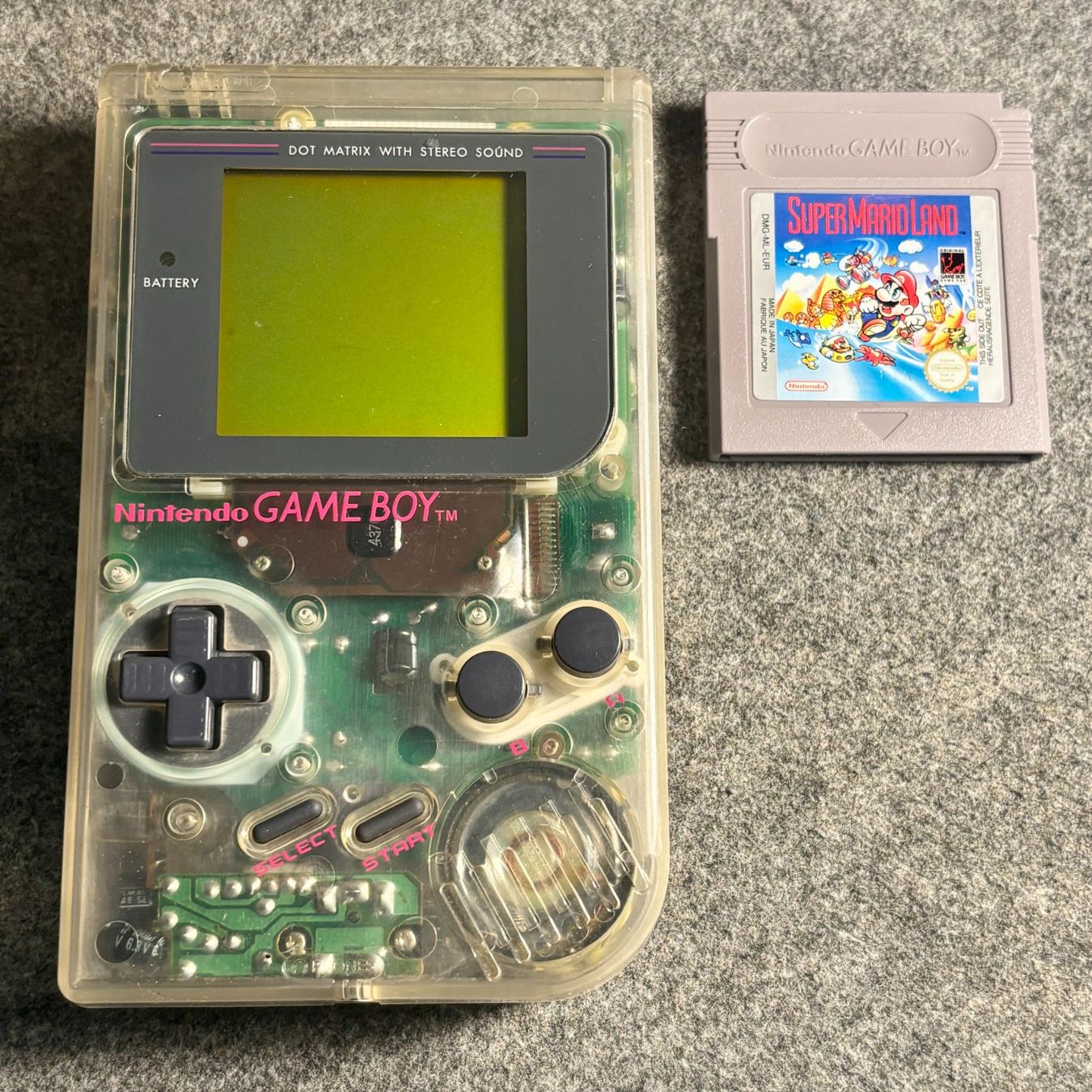 Nintendo Console: Gameboy Classic Transparent Konsole + Super Mario Land – Usato da Mollis venduto da GamingCorner