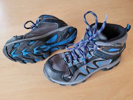 Kinder Wanderschuhe Hazard mit Amitex schwarz-blau Gr. 35