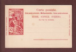 Carte préaffranchie UPU rouge