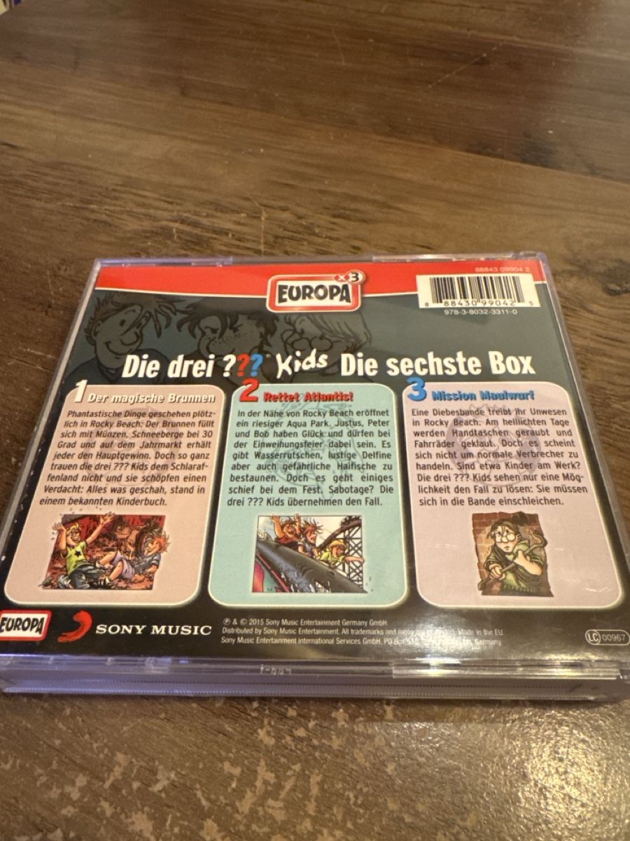 CDs: Die drei Fragezeichen Kids,die sechste Box – Gebraucht aus Grossaffoltern von sherry73 1