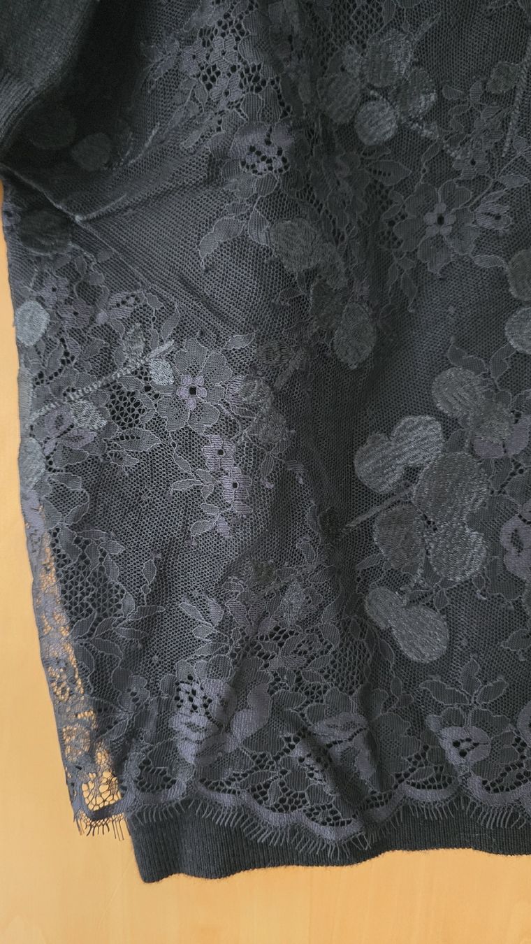 Maglioni & Felpe: Pullover schwarz Grösse M Spitzen Wolle/Baumwolle  – Nuovo e nell'imballaggio originale da Untereggen venduto da cla_kb2w 3
