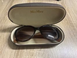 Max Mara Sonnenbrille dunkel mit Etui guter Zustand