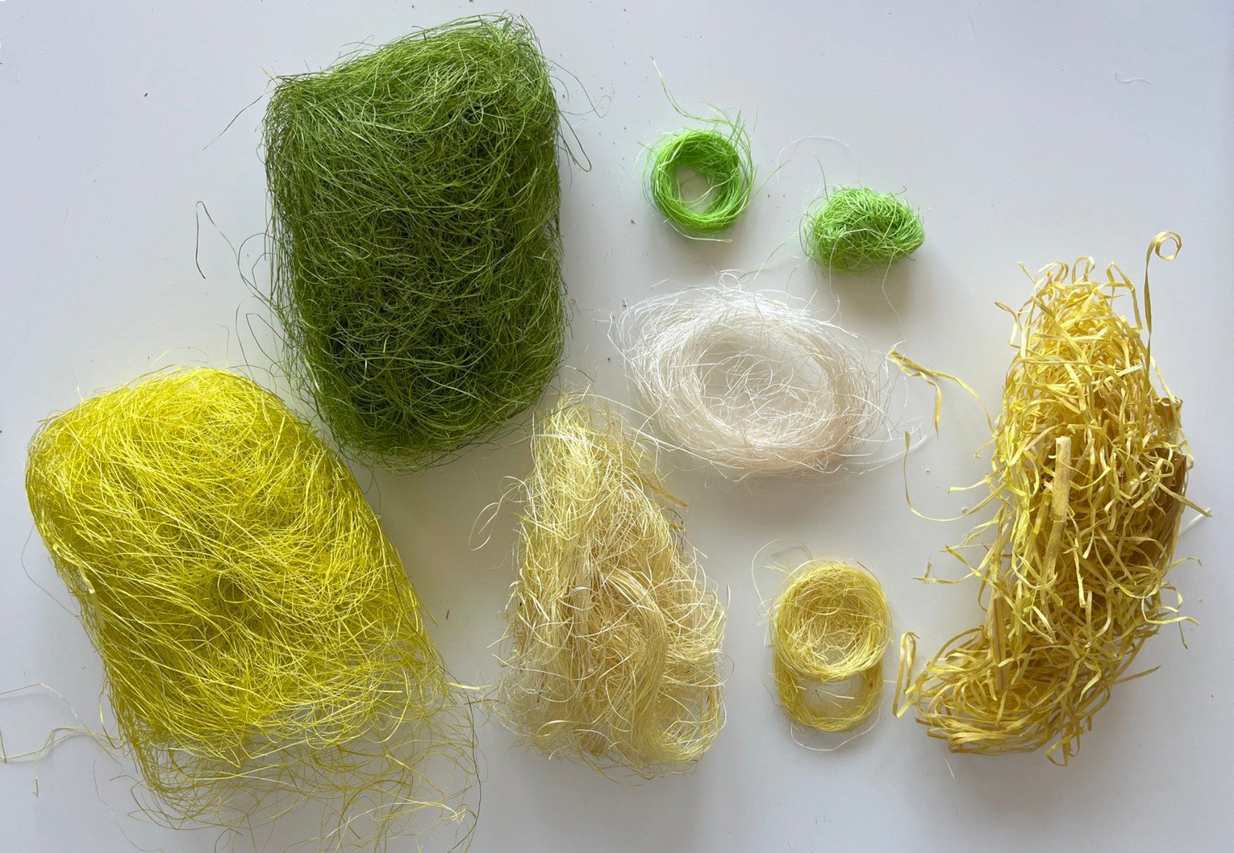 Bastelsets: Sisal-Watte in diversen Farben – Neu (gemäss Beschreibung) aus Weggis von vofi-Ric 5