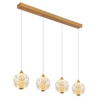 LED Pendelleuchten, Gold, 93 cm x 15 cm