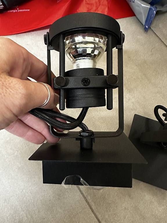 Lampade: Spot luci nuove nere  – Nuovo e nell'imballaggio originale da Mendrisio venduto da esthetic111 1
