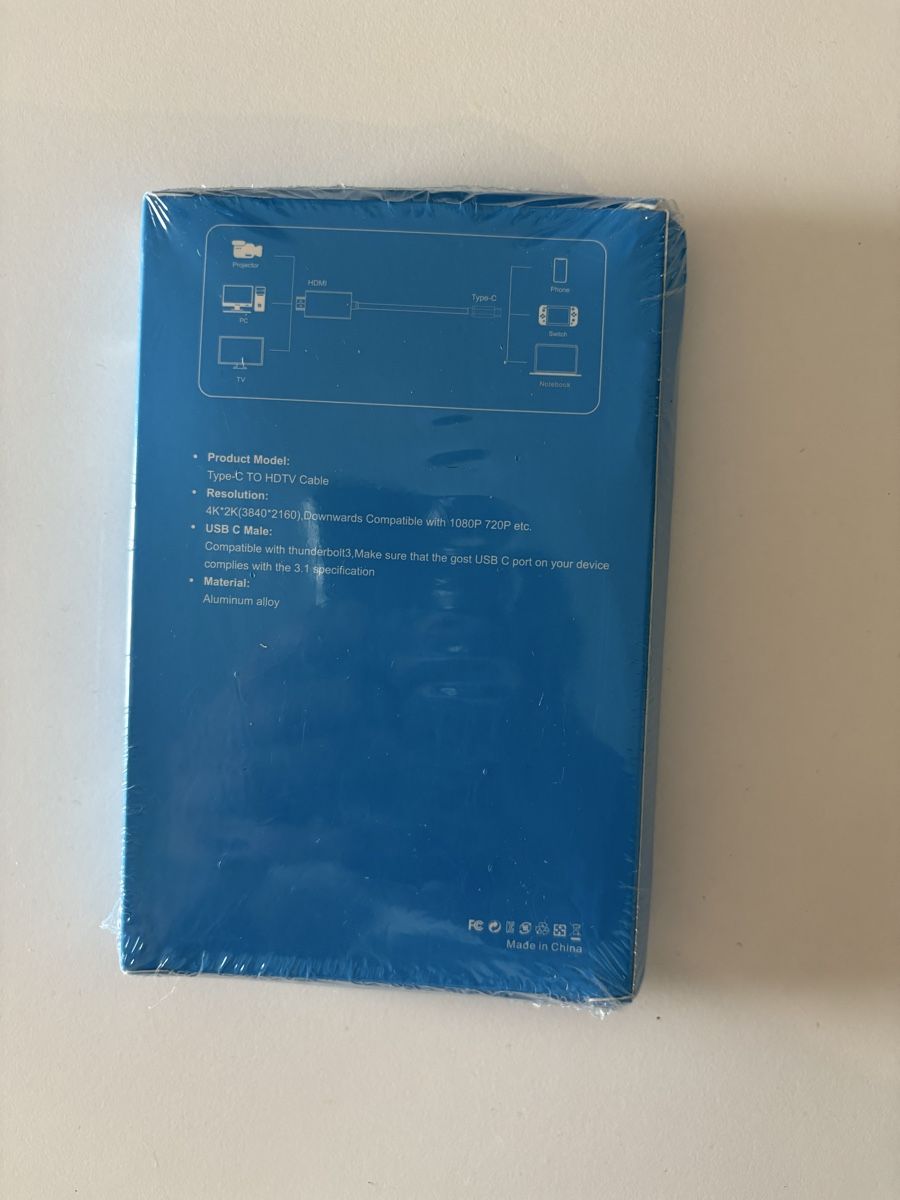 Cavi: Type C Hdmi cable 2 meters – Nuovo e nell'imballaggio originale da Zürich venduto da SwissMarket24 1