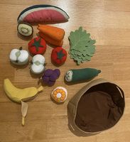 Obst und Gemüse aus Stoff