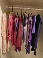 12-teiliges Kleiderset mit Blusen & Shirts Gr. S & M 