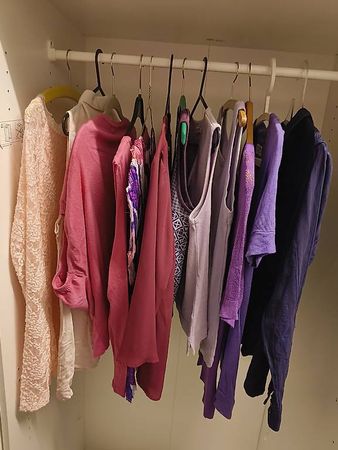 12-teiliges Kleiderset mit Blusen & Shirts Gr. S & M 
