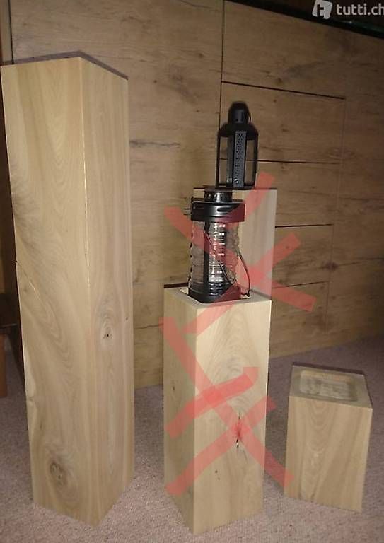 Articoli in legno: Deko-Massiv-Holzsäulen Ulme – Usato da Ebnat-Kappel venduto da Schneehas20 2