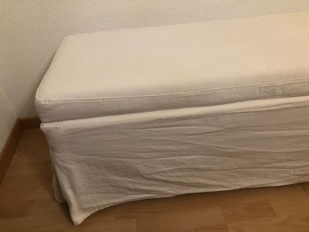 IKEA Ektorp Sitzbank weiss mit Stauraum Kaufen auf Ricardo