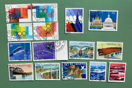 Schweizer Briefmarkensätze alle von 1991