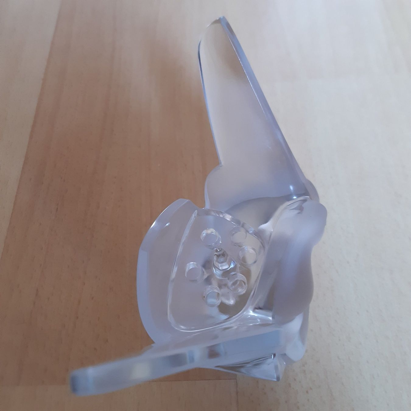 Lalique Vasi & Recipienti: Vase pique-fleurs "Sylvie" Lalique cristal – Usato da Belfaux venduto da Anastasia-Sophia 2