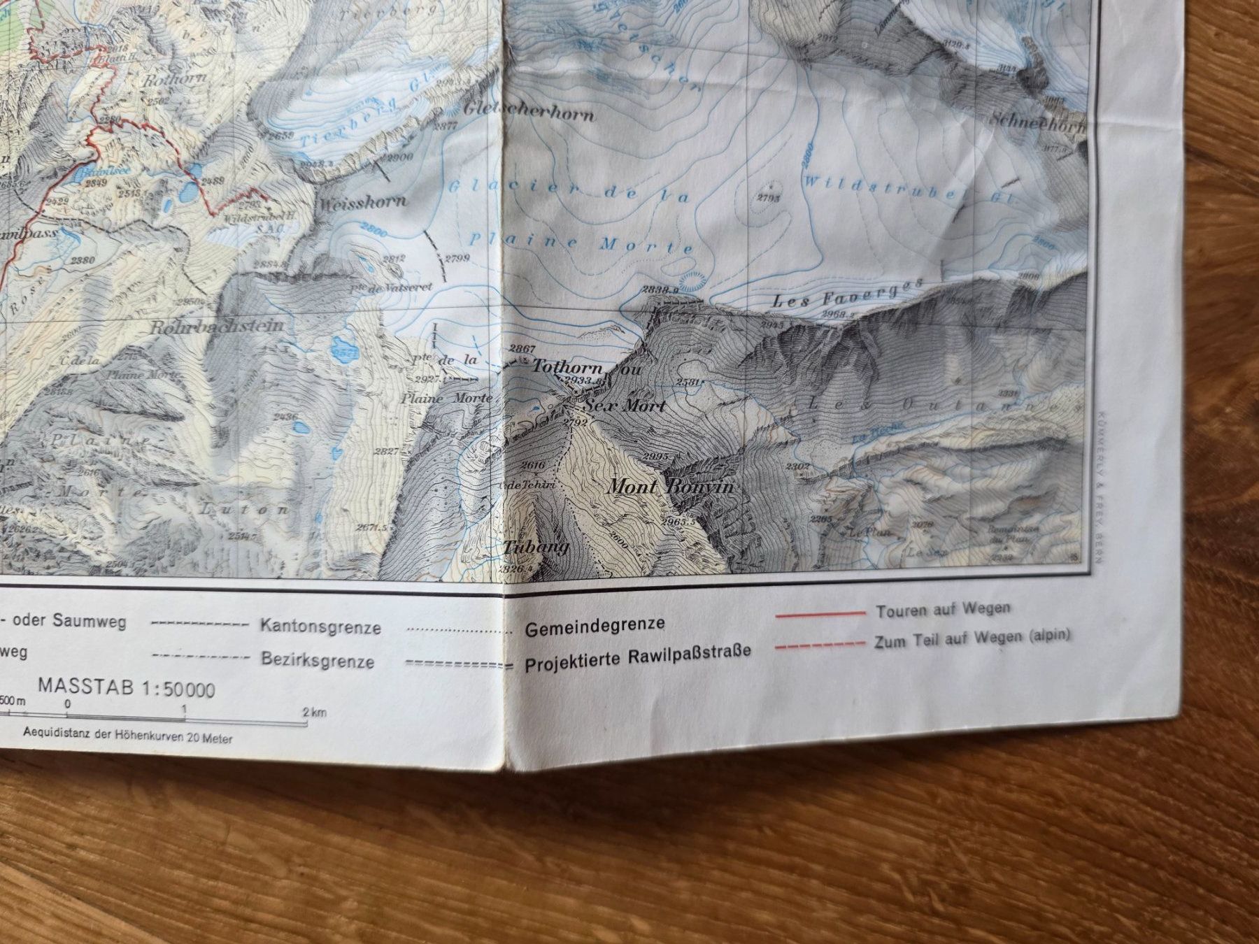 Cartine & Atlanti: Vintage Exkursionskarte Lenk 1965 – Usato da Walterswil BE venduto da Lonitti 5