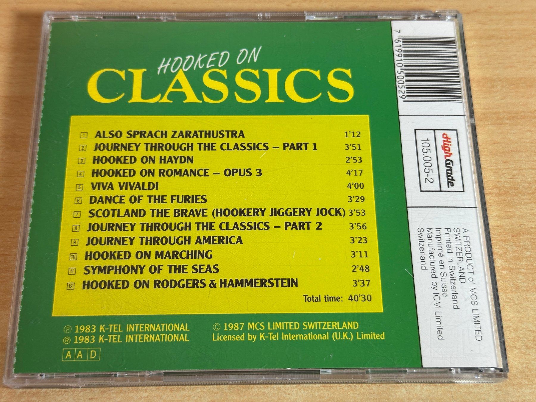 CD: Louis Clark The Royal Philharmonic Hooked On Classics 3 CD – Usato da Rikon im Tösstal venduto da Alpenmutz 7