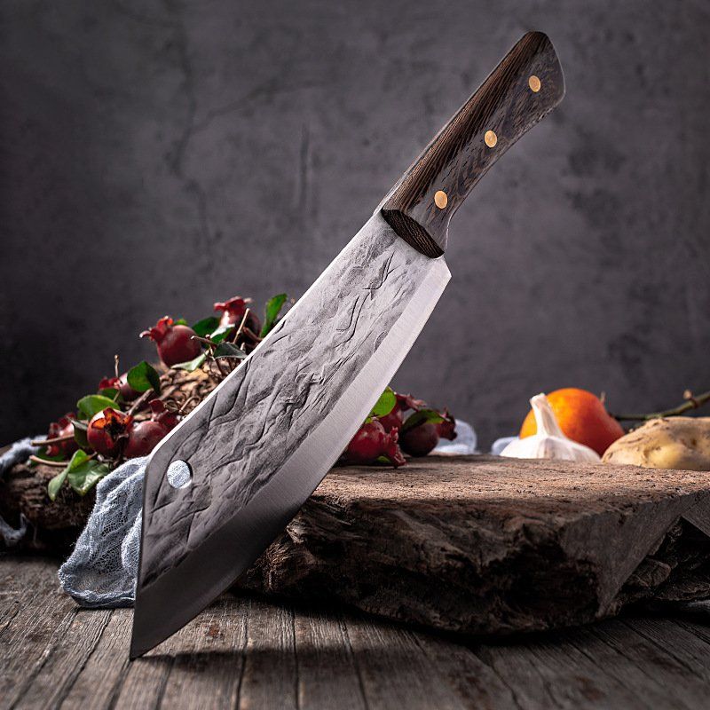 Küchenmesser: Handgeschmiedetes Küchenmesser, Grosses Kochmesser – Neu und originalverpackt aus Oberentfelden von ase_sk8n